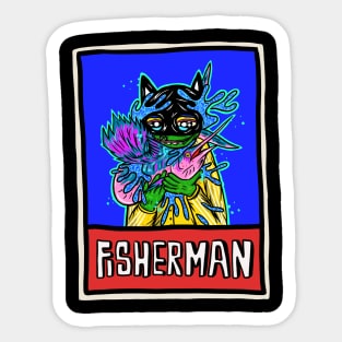 fisherman Sticker